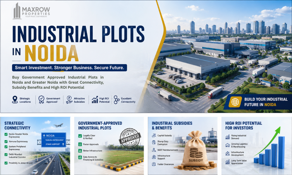 Why Industrial Plots in Noida are Eyeing Big Investors, Startups & Manufacturers