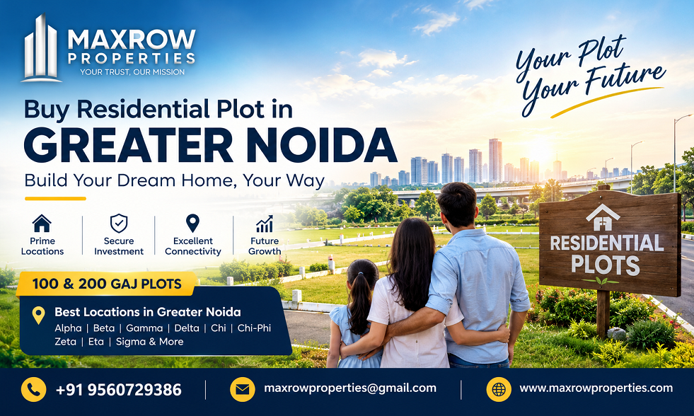 Buy Residential Plot in Greater Noida: 100 & 200 Gaj Prices, Locations & More