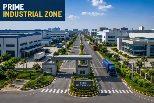 2400 Sq.m Sq.m Industrial Logistics & Production Campus in Factory For Sale In Hosiery Complex Noida