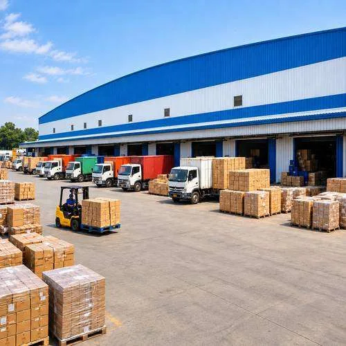 7500 sq ft Sq.m PEB Warehouse with Dock Levelers in Godown For Rent In Udyog Kendra Greater Noida