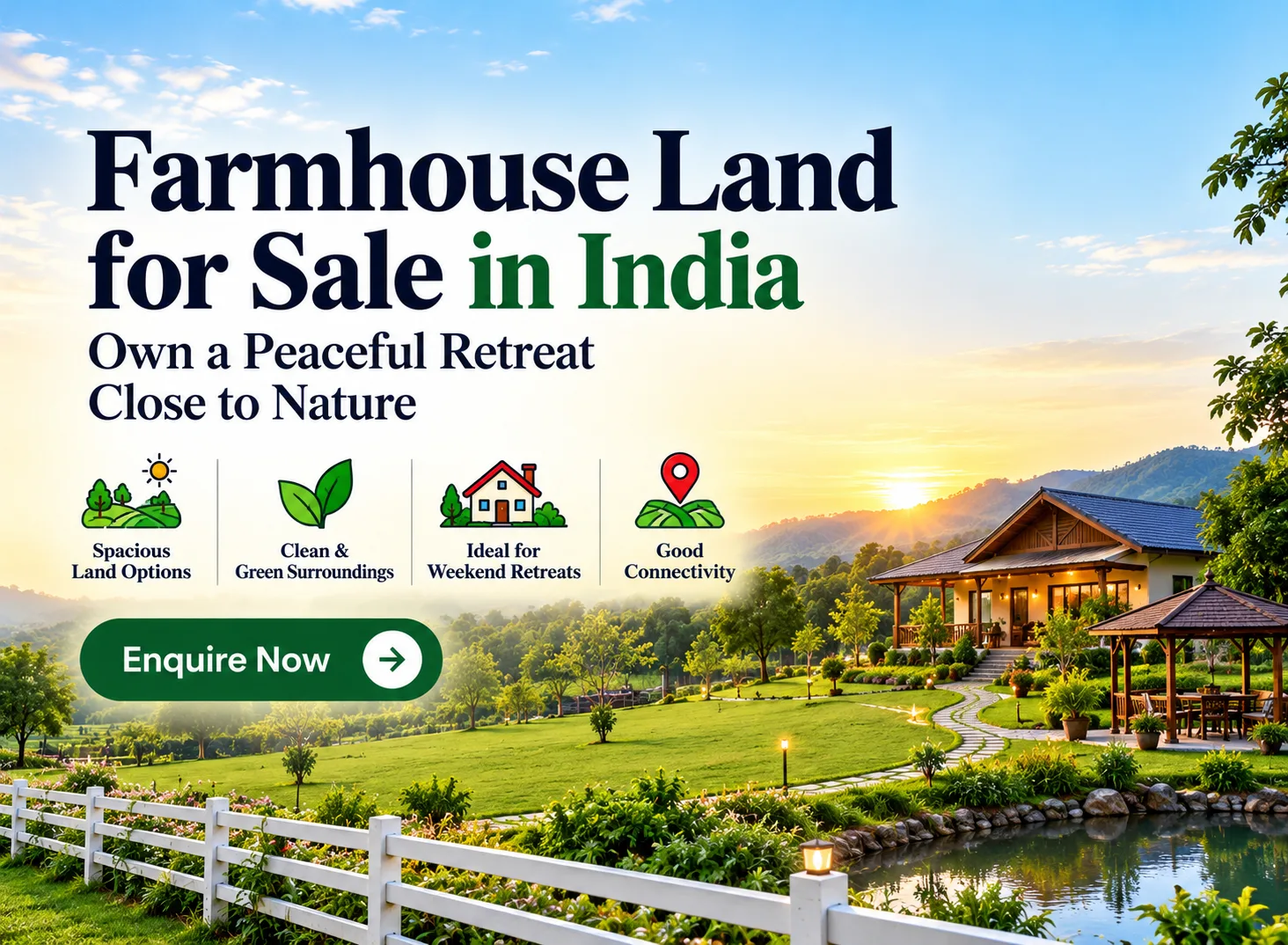 2 Acre Private Farmhouse Landholding in Delhi NCR